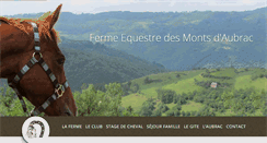 Desktop Screenshot of equitation-aubrac-lozere.fr