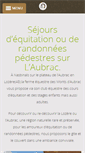 Mobile Screenshot of equitation-aubrac-lozere.fr